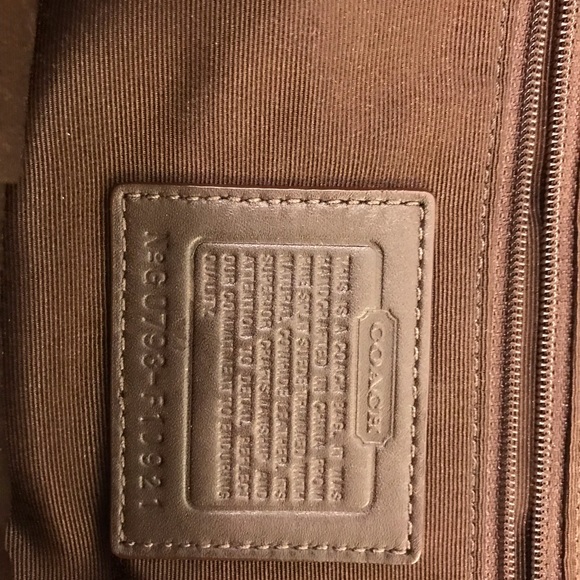 Vintage grey Coach Bag - Picture 3 of 6